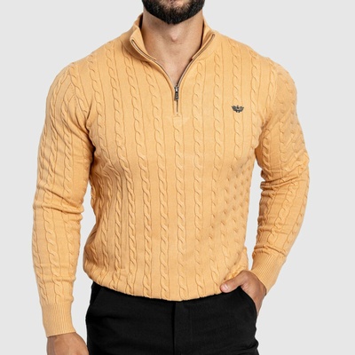 Iron Aesthetics Cable Knit camel – Zboží Dáma