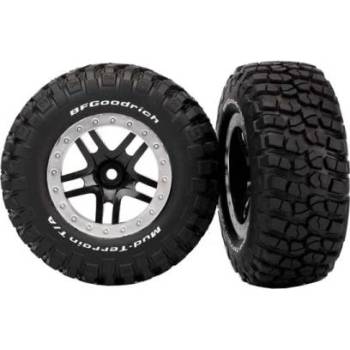 Traxxas колело 2.2/3.0", джанта SCT Split-Spoke черно-сатенено, гуми KM2 (2)