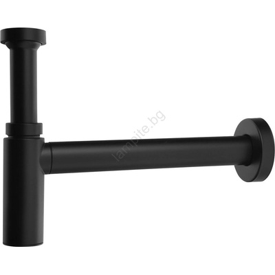 Omp Tea - Сифон за мивка MINITOTI DN32 матово черно (SH0470)