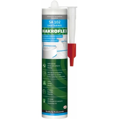 Makroflex SA102 Sanitární super elastický silikon 300 ml bezbarvá