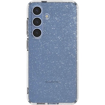 Spigen Блестящ Калъф за Samsung S25 Plus, Spigen Liquid Crystal Glitter Quartz Case, Прозрачен (ACS08976)