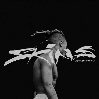 XXXTentacion - Skins (Limited Edition) (Color-In-Color with Black & Blue Splatter Coloured) (LP) (194690878848)