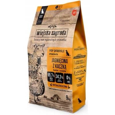 Wiejska Zagroda Adult Small Jehněčí s Kachnou 9 kg