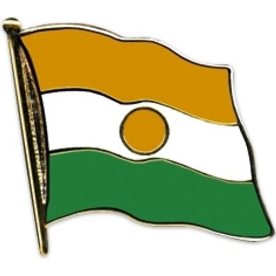 Odznak (pins) 20mm vlajka Niger - farebný