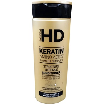 FARCOM HD балсам за коса 330мл, keratin amino acids+omega complex, structure defense