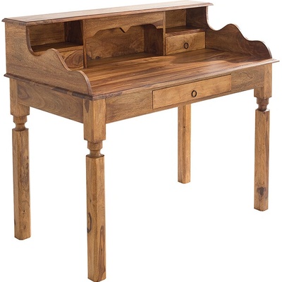 Interior DE sekretář Makassar Natur 115 cm masiv sheesham SEK17293
