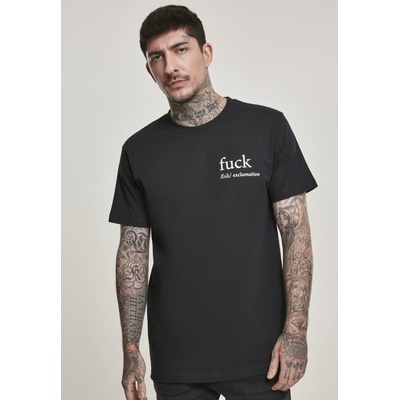 Triko Mister Tee Fuck černé