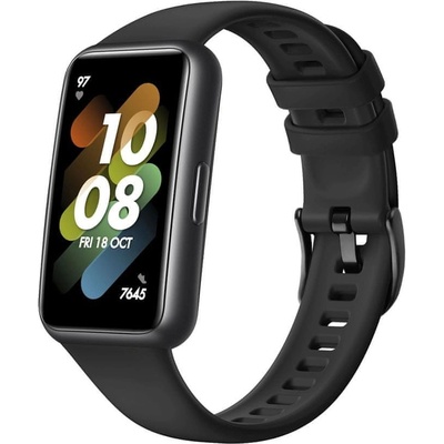 FIXED Silicone Strap pre Huawei Band 7 čierny FIXSSTB-1053-BK