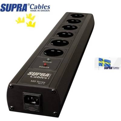 Supra Cables SUPRA MAINS BLOCK MD06-EU/SP SPC BLACK - Silver Edition (094432)
