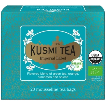 Image 1 of Kusmi Tea Зелен чай IMPERIAL LABEL, 20 муселинови пакетчета, Kusmi Tea (KUSMI21648A1120)