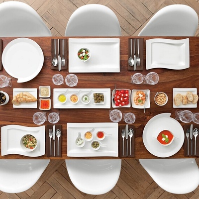 Villeroy & Boch NewWave salátová mísa 33 x 33 cm