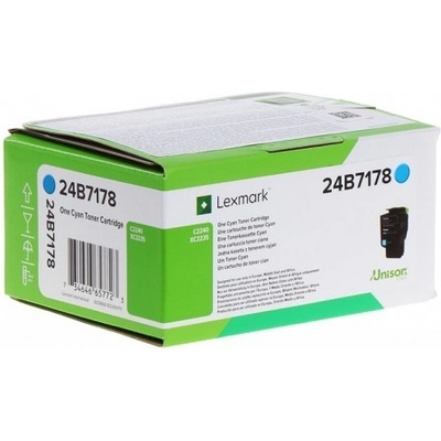 Lexmark 24B7178 лазурен (cyan) оригинален тонер (24B7178)
