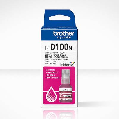 Brother original ink BTD100M, magenta, 5000str. , 48.8ml (BTD100M)