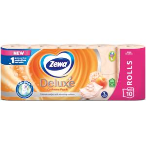 Zewa Deluxe Cashmere Peach |тоалетна хартия 10бр|промо цена (Z633677/4)