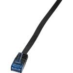 LogiLink Patch кабел SlimLine, плосък, Cat. 5e, U/UTP, черен, 5 м