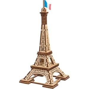 UGears Дървен 3D пъзел Ugears от 50 части - Айфеловата кула, Париж (U-70249 )