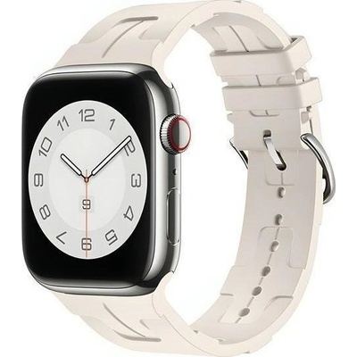 Beline силиконова каишка за Apple Watch 38/40/41 мм, бежова (Beli03120) (Beli03120)
