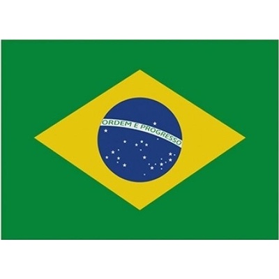 Vlajka Printwear Brazílie 150x90 cm