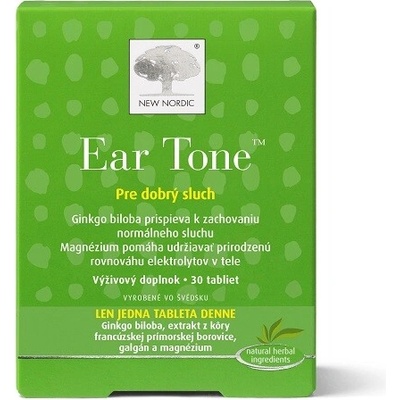 New Nordic Ear Tone pri problémoch so sluchom 60 tabliet