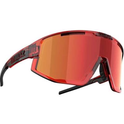 Bliz Fusion 52305-44 Transparent Red/Brown w Red Multi plus Spare Jawbone Transparent Black Спортни очила (52305-44)