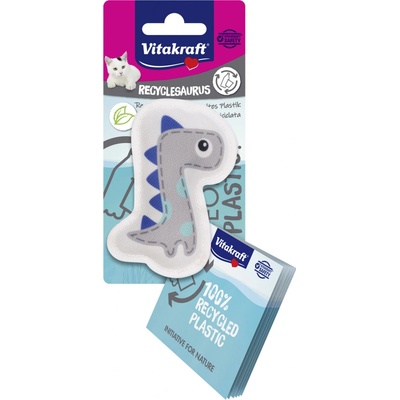 Vitakraft Hračka pro kočky Krátkonohý saurus 8 cm