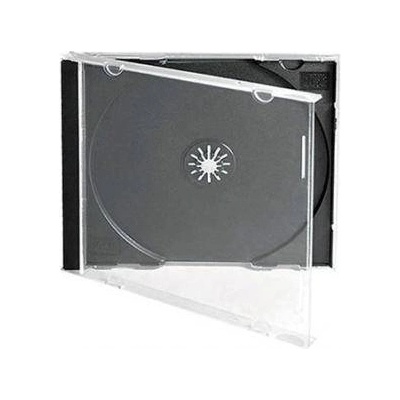 CD-BOX Единични с черен трей (cd box black)