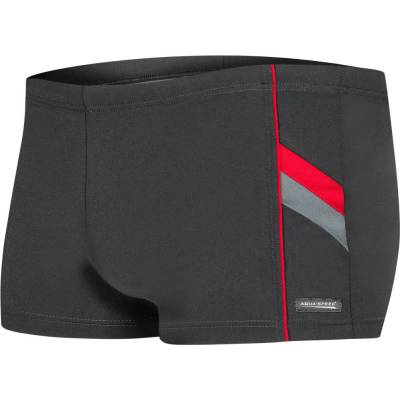 Aqua Speed plavecké šortky Ricardo Grey/Red Pattern 03