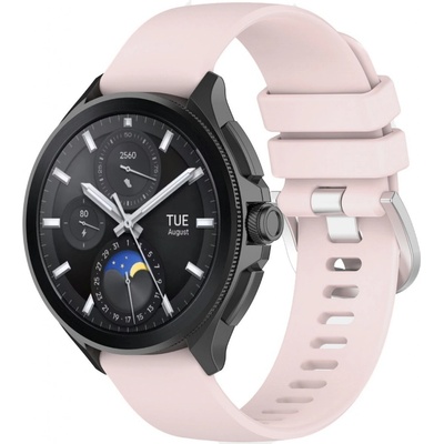 PROTEMIO 71829 SILICONE Vymeniteľný remienok pre Xiaomi Watch S3 svetloružový