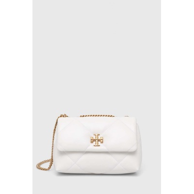 Tory Burch Кожена чанта Tory Burch Kira Diamond Quilt Small в бяло 154706.100 (154706.100)