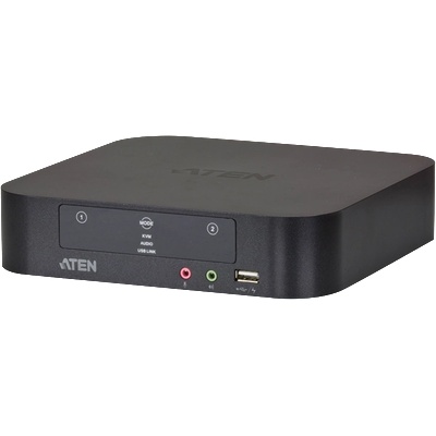 LogiLink KVM превключвател с 2 порта USB Mini DisplayPort Dual-View KVM с Au