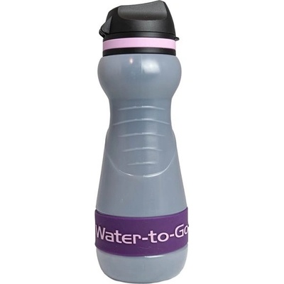Water-To-Go Eco Active 0,55 l průhledná / fialová