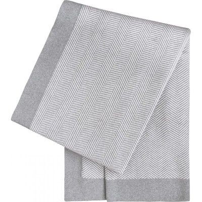 SCANquilt Deka pletená Design rybia kosť 130x190