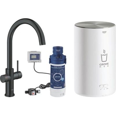 GROHE Стоящ смесител за кухня, GROHE Red Duo, Grohe, 30083KS1, и бойлер M - размер (30083KS1)