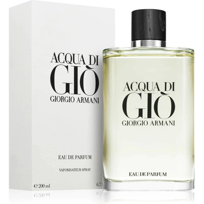 Giorgio Armani Acqua di Giò Pour Homme parfémovaná voda pánská 200 ml plnitelný flakón