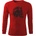 DRAGOWA FIT-T Тениска с дълъг ръкав Leon, червена, 160 г/м2 (8389)