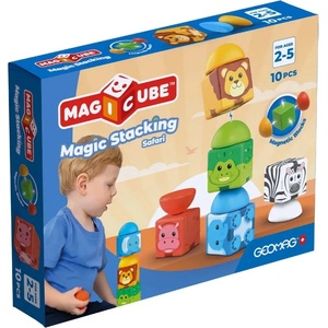 Geomag Магнитен конструктор Geomag - Magicube, Сафари, 10 части (G305) - ozone