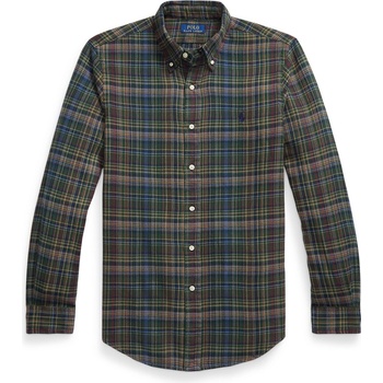 Ralph Lauren Риза с дълъг ръкав Polo Ralph Lauren Men's Long Sleeve Brushed Flannel Patterned Shirt - Pine Navy Multi