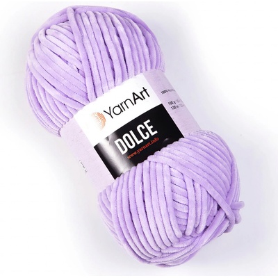Pletací příze YarnArt DOLCE 744 světle fialová, efektní, 100g/120m