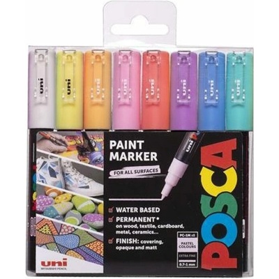 Uni Posca 1M mix 8ks