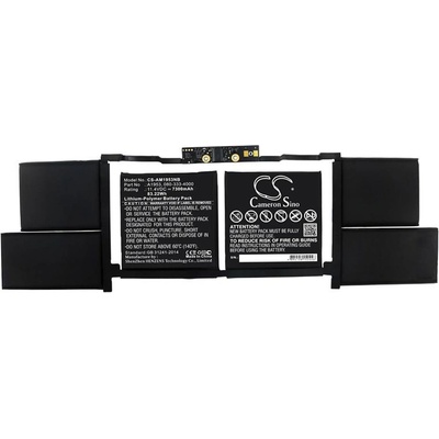 Cameron Sino Батерия за лаптоп Apple MacBook Pro 15 inch TOUCH BAR A1990 2019 A1953 LiPo 11.4V 7300mAh CAMERON SINO (CS-AM1953NB)