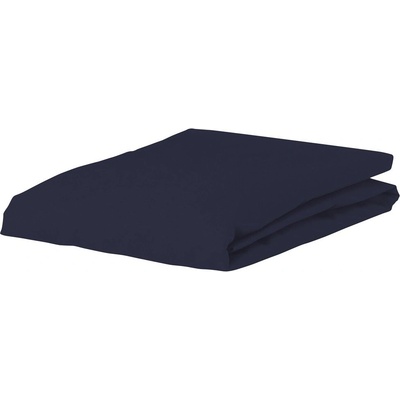 Essenza Hladký jersey prostěradlo tmavě modrý 140-160x200-220