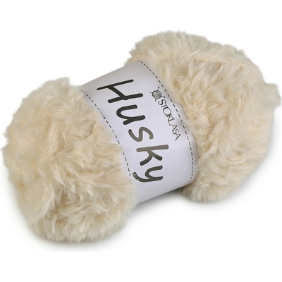 Pletací příze Husky 100 g béžová nejsv. 1 ks