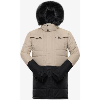 ALPINE PRO Черно-бежово мъжко зимно яке ALPINE PRO EGYP ALPINE PRO | Bezhov | МЪЖЕ | XS