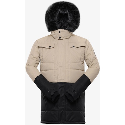 ALPINE PRO Черно-бежово мъжко зимно яке ALPINE PRO EGYP ALPINE PRO | Bezhov | МЪЖЕ | XS