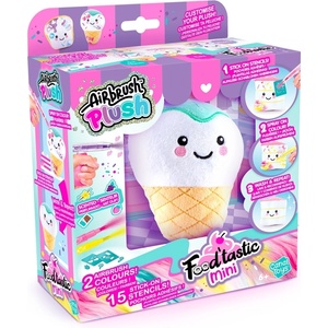 Canal Toys Творчески комплект Canal Toys - Airbrush Plush Food'tastic Mini, асортимент (CTAIR071) - baby