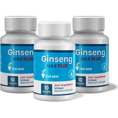 CUPID LABS 1+1=3 Ginseng Max Plus 10 капсули за потенция