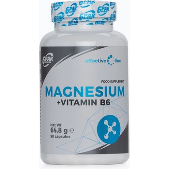 6Pak Horčík + Vitamín B6 90 kapsúl