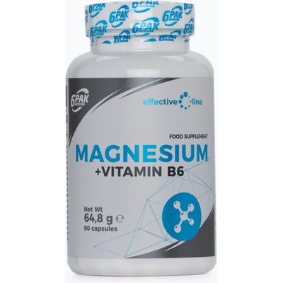 6Pak Horčík + Vitamín B6 90 kapsúl