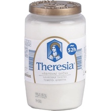 Bolsius Theresia hřbitovní s víčkem kompozitní biela 155 g