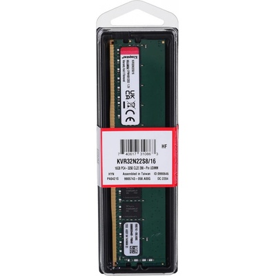 Kingston DDR4 16 GB 3200 MHz 1x16 GB KVR32N22S8/16